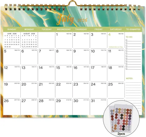 Miniatura 10 de Lbylyhxc Calendario 2027: incluye calendario mensual de pared 2027 de julio de 2026 a diciembre de 2027 a 18, 11 x 8.5 pulgadas. Papel grueso
