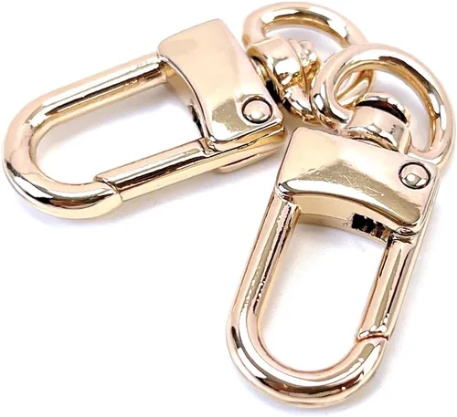 10 ganchos giratorios estilo arco, cierre de pinza de langosta, ganchos a presión, clips de gatillo para proyectos de costura y manualidades (0.327