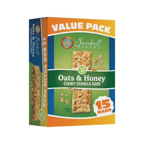 Miniatura 30 de Sunbelt Bakery Barras de granola masticables dulces y saladas de almendras, barras de 50-1.0 onzas (5 cajas)