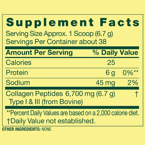 Miniatura 3 de Spring Valley - Polvo de péptidos de colágeno de 8.99 oz (9 onzas), proteína hidrolizada (tipo I y III), colágeno en polvo keto para mujeres
