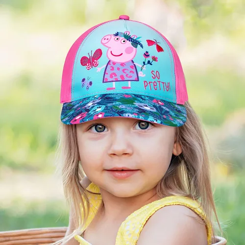 Miniatura 2 de Hasbro Gorra de béisbol para niñas, Peppa Pig ajustable, para niños de 2 a 4 años