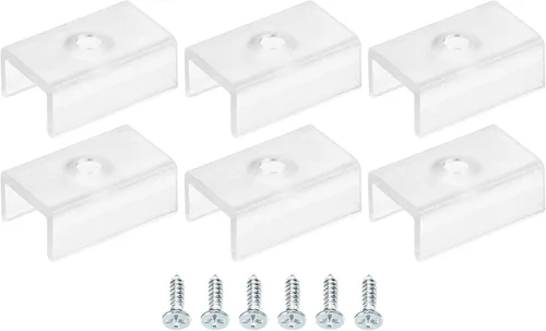 Miniatura 8 de MECCANIXITY Clips de montaje para luces de cuerda, accesorios de soporte de montaje de canal de pared para tira de neón LED de 0.315 in