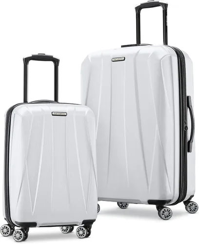 Miniatura 35 de Samsonite Centric 2 Set de maletas rígidas expandibles con ruedas giratorias dobles, Azul Caribe, Juego de 2 piezas (equipaje de mano/grande)