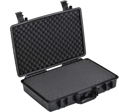 Miniatura 3 de MEIJIA Estuche Protector Impermeable Portátil, Estuche Duro para Cámara, Espuma de Ajuste Personalizado Insertada, Negro Elegante, Compatible
