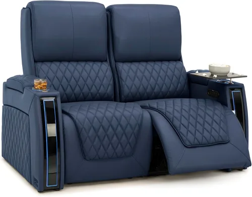 Miniatura 106 de Seatcraft Apex Zero-Gravity CoolZero - Asiento de cine en casa de cuero italiano, reposacabezas eléctrico, lumbar eléctrico, reclinable eléctrico