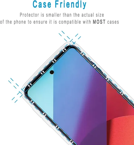 Miniatura 5 de Paquete de 2 protectores de pantalla de privacidad para Motorola Moto G Stylus 5G (2022), vidrio templado antiespía, sin burbujas, compatible