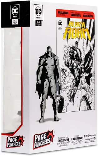 Miniatura 5 de McFarlane Direct Page Punchers 15894 - Figura de acción y cómic Black Adam (variante de arte lineal, 7.1 in)