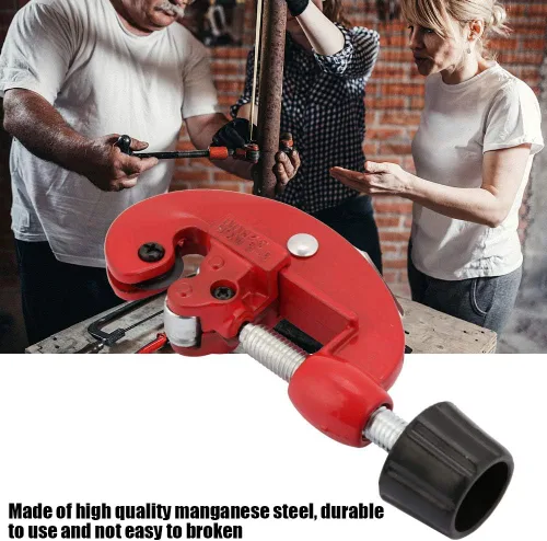 Miniatura 2 de Cortador de tubos de metal portátil Herramienta de corte de tubos de acero al manganeso para cortar tubos de cobre, aluminio y acero inoxidable fino