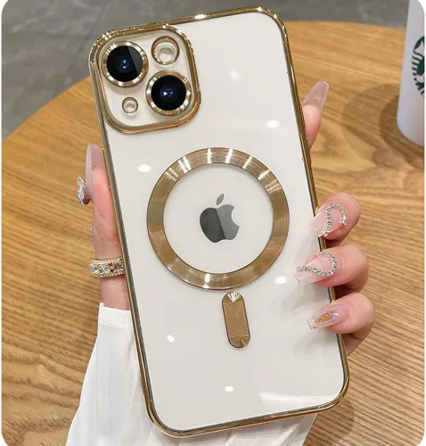 Miniatura 9 de Funda magnética para iPhone 12 Pro Max transparente compatible con MagSafe Funda protectora de lente de cámara integrada para iPhone 12 Pro Max