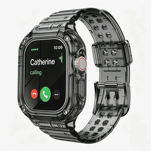 Miniatura 8 de Compatible con Apple Watch Band transparente de 1.929 in 1.811 in 1.772 in 1.732 in 1.654 in 1.614 in 1.575 in 1.496 in para mujeres y hombres