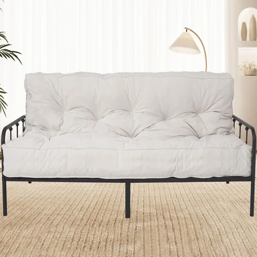 Miniatura 13 de Colchón futón de 8 pulgadas, tamaño matrimonial, futones extragruesos, sofá cama, colchón plegable japonés para adultos, colchones plegables