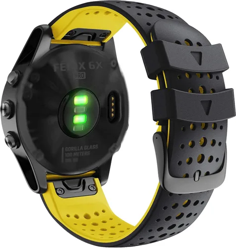 Abanen Correa de reloj de silicona para Garmin Fenix 8 2.008 in, epix Pro de 2.008 in, Instinct 2X / Instinct 3 de 1.77 pulgadas, ajuste rápido 26
