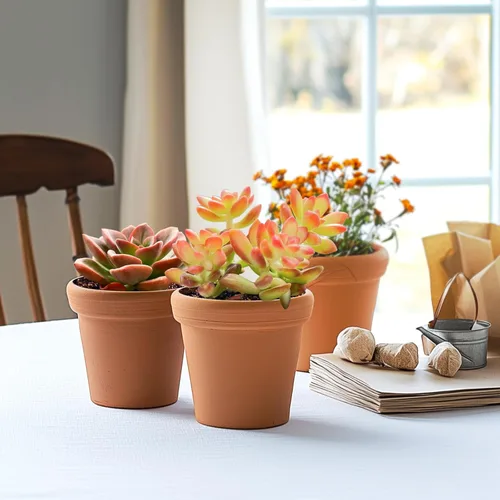 Miniatura 5 de 2" Sedum adolphii 'Shooting Stars' viva, plantas suculentas raras completamente enraizadas en macetas, planta única para el hogar, DIY, regalo