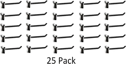 Miniatura 2 de JSP Manufacturing Ganchos de plástico de 4 pulgadas para garaje/herramientas/almacenamiento/organización/joyería/manualidades, varios