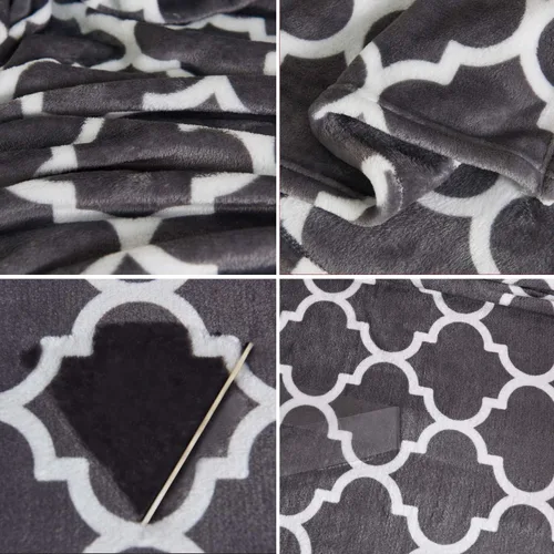 Miniatura 3 de Manta de felpa, manta de forro polar para sofá de 50 x 60 pulgadas, microfibra suave, calentita y ligera para todas las estaciones