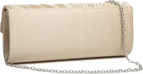 Miniatura 3 de Dasein Bolsos de noche de satén para mujer bolsos de mano bolsos de boda bolsos formales para fiesta graduación con diamantes de imitación