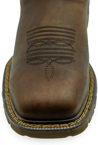 Miniatura 5 de CEBU Botas vaqueras Thunder Western para hombre - Punta cuadrada
