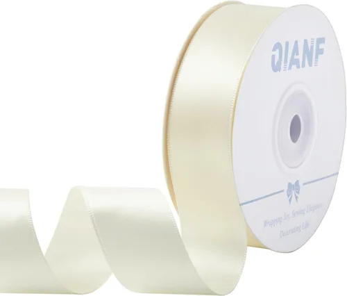 Miniatura 40 de QIANF Cinta plateada de satén de doble cara de 1-1/2 pulgadas para envolver regalos, lazos para el pelo, hacer cintas para el cabello, bandas