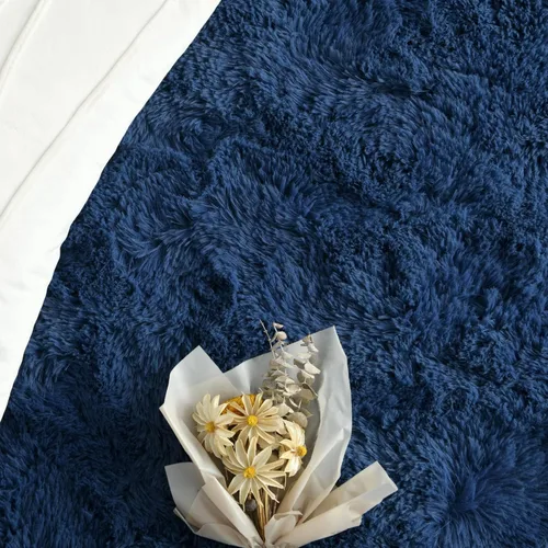 Miniatura 160 de FlyDOIT Alfombras Grandes para Sala de Estar, 5x8 Pies Alfombra Shaggy Teñida con Tie-Dye Gris Oscuro, Alfombras Mullidas Tipo Manta, Alfombras