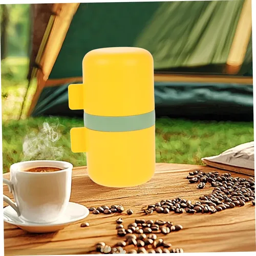 Miniatura 7 de SHOWERORO Molinillo de café portátil con manivela para acampar al aire libre, herramienta de molienda manual con ajustes de precisión, diseño