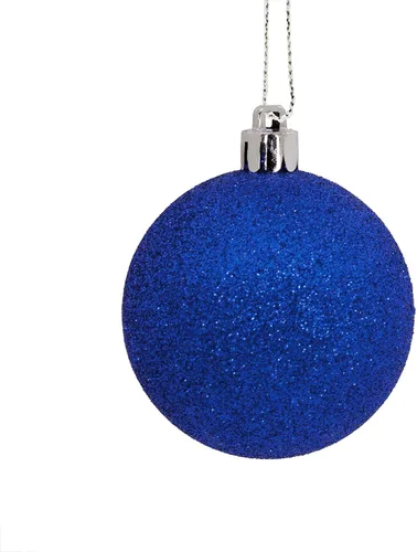 Miniatura 6 de Hallmark Bolas de Navidad azules y plateadas, adornos de Navidad, juego de 30
