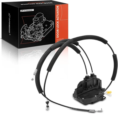A-Premium Actuador de bloqueo de puerta compatible con vehículos Nissan, Titan 2005-2012, camioneta de cabina extendida, sin cerraduras eléctricas