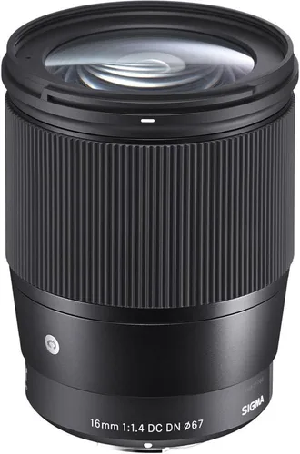 Miniatura 5 de Sigma Lente contemporánea de 16 mm f/1.4 DC DN para Sony E (402965) Negro