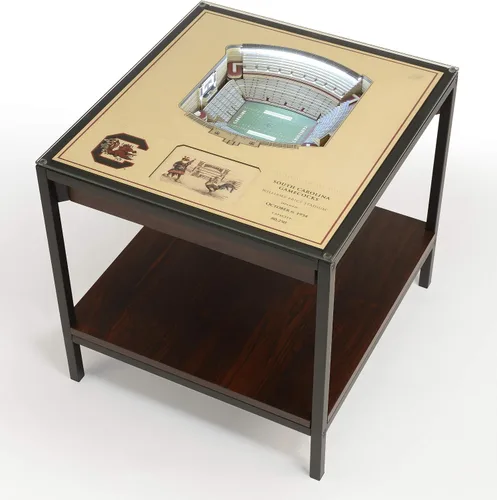 Miniatura 20 de YouTheFan NCAA - Mesa auxiliar iluminada StadiumView de 25 capas