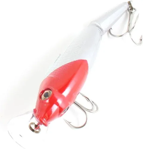 Miniatura 2 de Señuelos de pesca Peche Leurres Agua Dulce Salada Crankbait Hard Crank Baits Tackle Hooks YAS07 3.543 in 0.39 oz Minnow