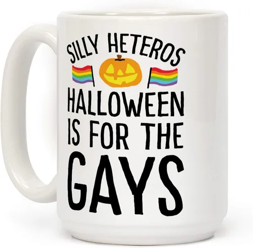 Miniatura 45 de LookHUMAN Taza de Café de Halloween – Halloween Is Meowgical Tazas, Taza de Café Espeluznante Idea de Regalos de Taza, 15 Onzas 10-Blanco