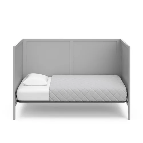 Miniatura 9 de Graco Theo Cuna convertible 3 en 1 para bebé, certificado GREENGUARD Gold, se convierte en cama y sofá cama para niños pequeños, se adapta a colchón