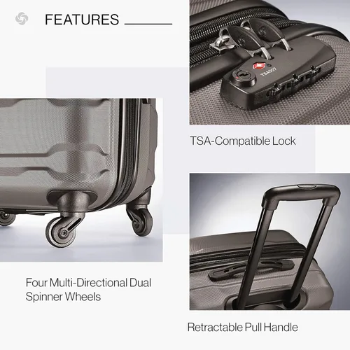 Miniatura 4 de Samsonite Omni PC - Maleta extensible rígida, plateado