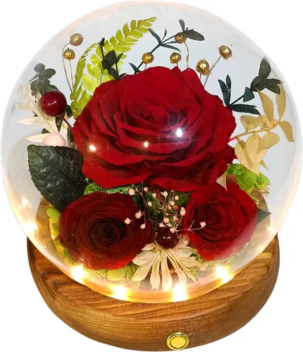 Miniatura 18 de Valley of Rain & Forest Flores reales de larga duración, regalo floral único para que envíes amor para todas las ocasiones, para decoración de Rosa