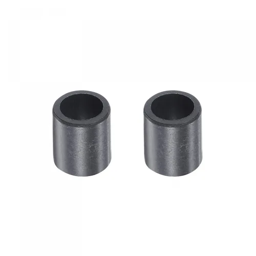 uxcell Rodamientos de manga 0.197 in Diámetro 0.276 in OD 0.315 in Longitud POM Envueltos Bujes sin aceite Negro 2pcs