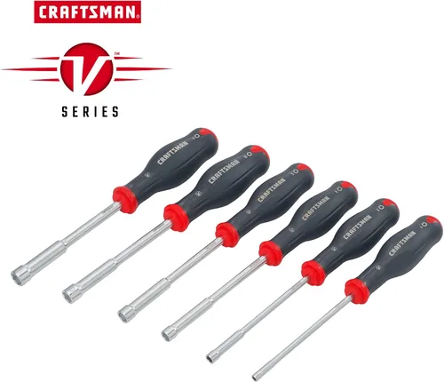 Miniatura 2 de CRAFTSMAN Serie V - Destornillador de tuerca hexagonal, 6 piezas (CMHT65629V)