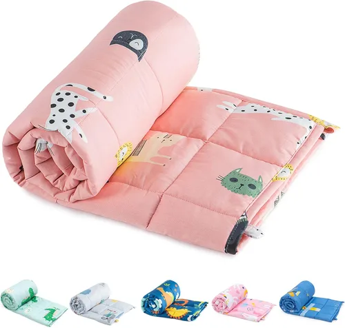 Miniatura 15 de Sivio Almohadilla de regazo con peso de 2 libras, manta de algodón con peso sensorial para regazo para interiores y exteriores, 19 x 21 pulgadas
