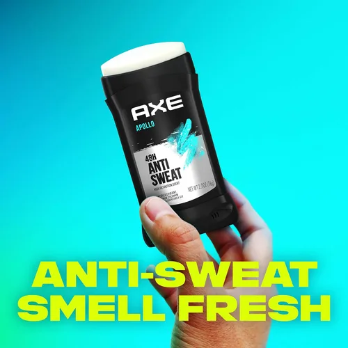 Miniatura 4 de AXE Apollo desodorante antitranspirante en barra para hombres, aroma a salvia y madera de cedro, protección antisudor de 48 horas, 2.7 onzas