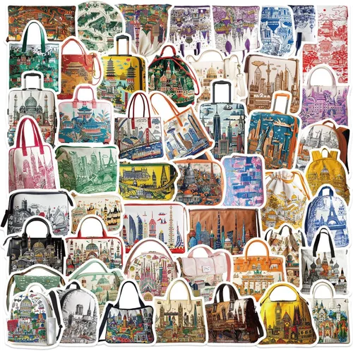 Miniatura 18 de Paquete de 50 calcomanías del Antiguo Egipto, vinilo impermeable, mitología egipcia, arte faraónico, esfinge, pirámides para laptop, álbumes