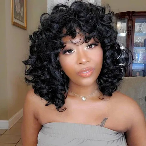 Miniatura 22 de Pelo de onda marina con trenzas de ganchillo, 6 pulgadas, 8 paquetes, trenzas rizadas suaves y profundas, extensiones de pelo sintético ondulado