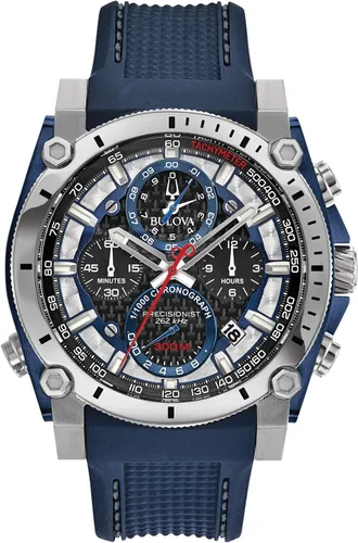 Miniatura 5 de Bulova Men's Icon High Precision Quartz Chronograph Watch, Curved Mineral Crystal