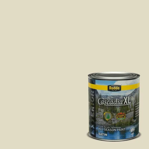 Miniatura 175 de Rodda Paint CASCADIA XL Pintura e imprimación satinada exterior en uno, cuarto de galón, resistencia industrial