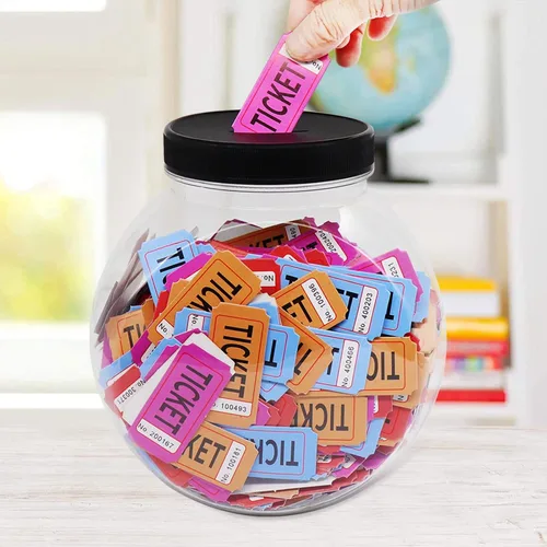 Miniatura 4 de Tarro grande para monedas, gran plástico transparente para monedas, cambio de dinero con tapa ranurada plateada, 2 métodos de colocación, monedas