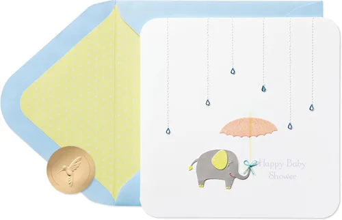 Miniatura 7 de Papyrus Tarjeta de baby shower (abundancia de buenos deseos)