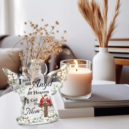 Miniatura 5 de Karenhi Regalos de Navidad Cardenal Rojo de 4 Pulgadas Regalo Conmemorativo de Duelo por la Pérdida de un Ser Querido Decoraciones de Condolencia