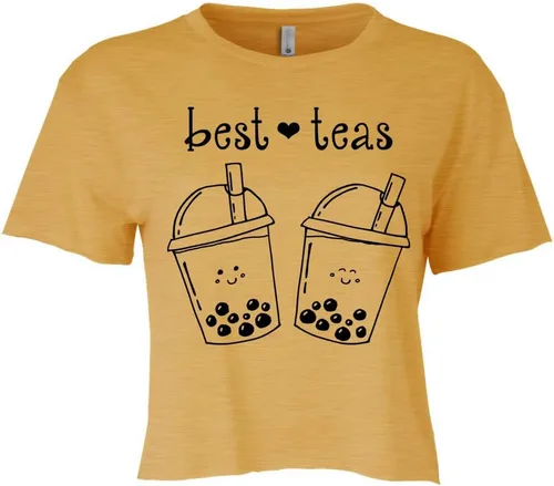 Miniatura 7 de Women's Screen Printed Crop Tee, Shirts With Sayings