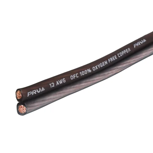 Miniatura 5 de PRV AUDIO Cable de altavoz de calibre 12 (AWG) de cobre sin oxígeno de alta calidad OFC, rollo de 100 pies (negro/gris) Cable ultra flexible
