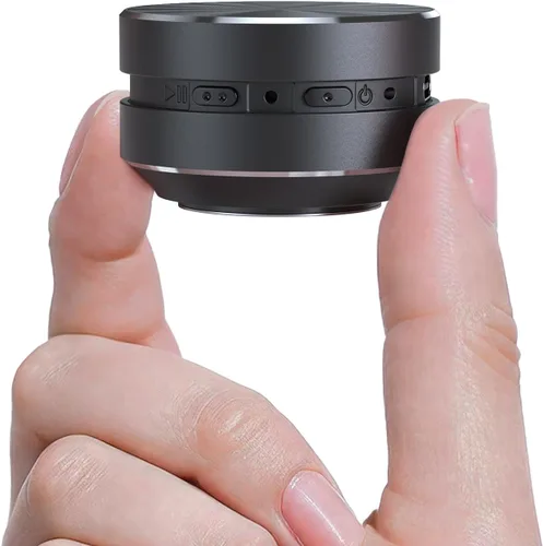Docooler Altavoz de conducción ósea, mini altavoz portátil de conducción ósea, altavoz pequeño, altavoz inalámbrico, sonido de graves estéreo,