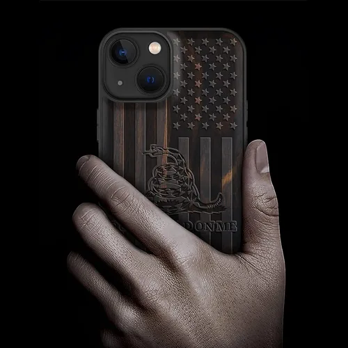 Miniatura 2 de Carveit Funda magnética de madera para iPhone 13 [madera natural y TPU suave] Funda protectora de madera única a prueba de golpes compatible