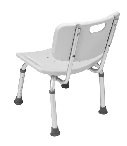 Miniatura 2 de Lumex Platinum Collection - Silla de ducha y baño con respaldo y ajuste de altura sin herramientas, 7921R-1