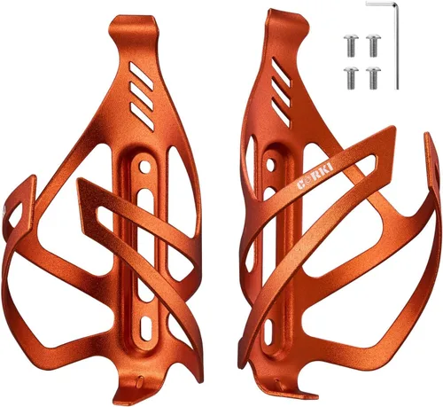 Miniatura 10 de Corki Cycles - Soporte para botella de agua para bicicleta de aleación de aluminio, jaula universal para botellas de agua para bicicletas